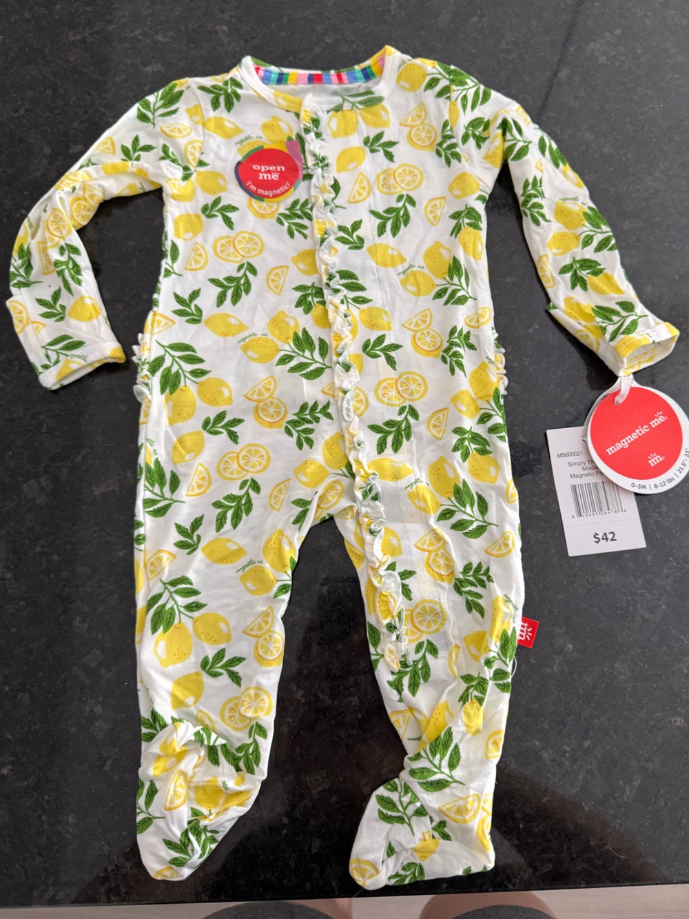 Magnetic Me Magnetic Footie Simply The Zest Lemons 0-3 Months New